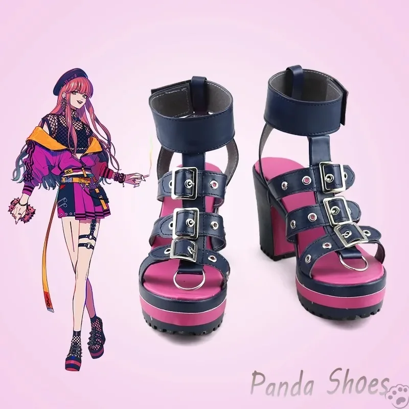 Anne Faulkner BAE Paradox Live Обувь для косплея Аниме Cos Длинные сапоги Косплей Костюм Опора Con