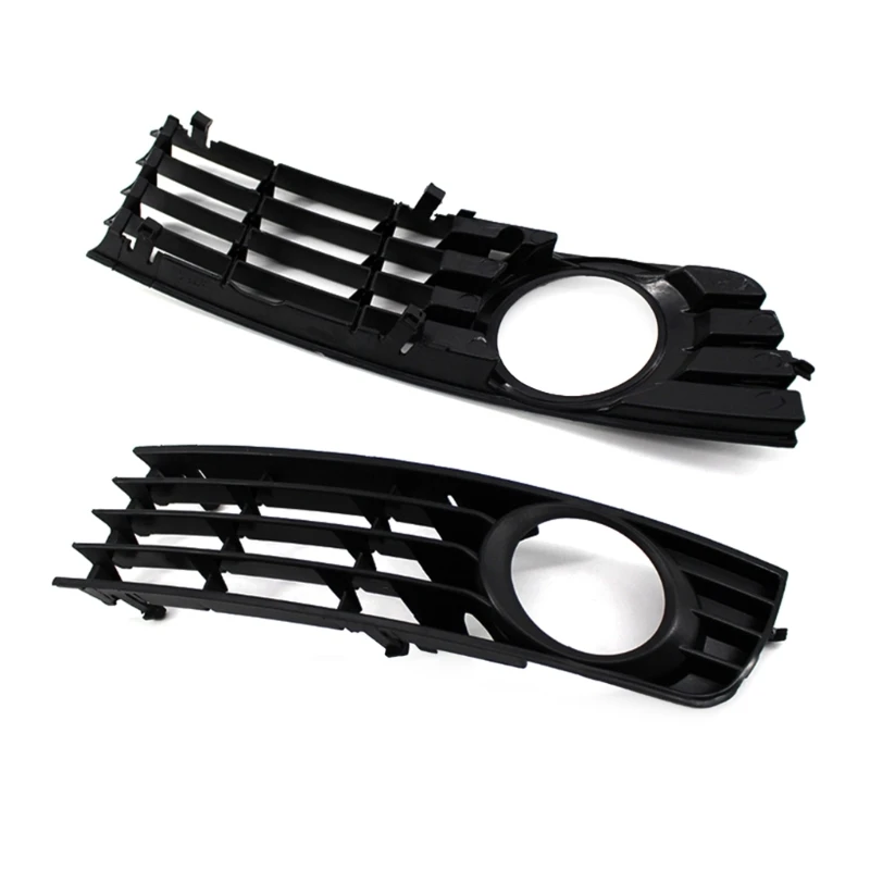 

Car Left + Right Front Bumper Lower Fog Light Vent Grille Grill Mesh Frame Cover Compatible for B6 2001-2005 Drop Shipping