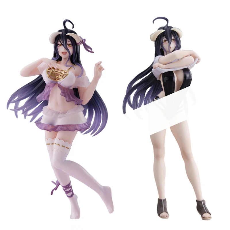 

Распродажа, пижама Overlord Albedo, купальники, Аниме фигурки, модель игрушки, Милая Сексуальная мультяшная кукла, настольные украшения, аниме игру...