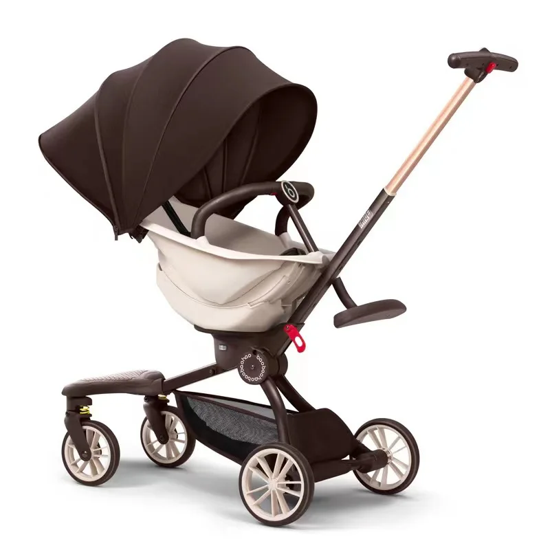 

Walking Baby Artifact Walking Baby Can Sit Ultra-light Simple Two-way Baby Good V7 Trolley High Landscape One-key Folding