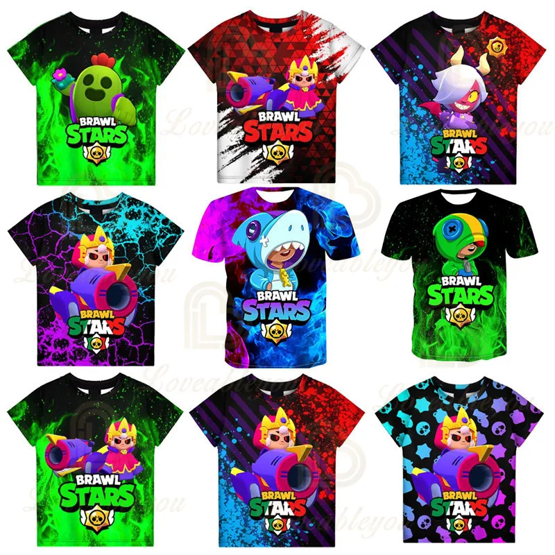 

3d T Shirt Boys Girls Janet Bonnie Ruffs Colt and Star, Janet Bonnie Ruffs Wear Kids T-shirt Game Short Sleeve Tops Teen Clothes