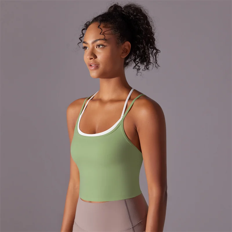 Женские бюстгальтеры для фитнеса и йоги красивые спортивные с открытой спиной