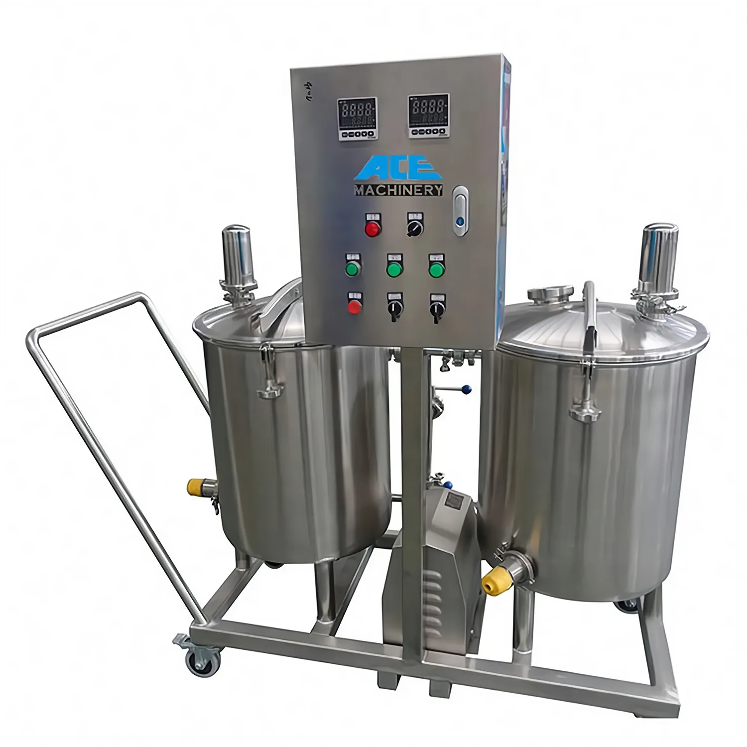 

50L 100L 200L 300L 500L 1000L 1500L 2000L beer brewing equipment CIP cleaning system for beer brewery