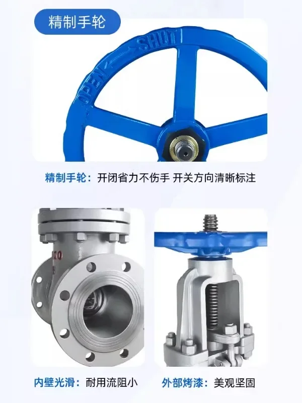 Shanghai Lianggong Z41H-16C фланцевый клапан DN100 из высокотемпературной углеродистой стали