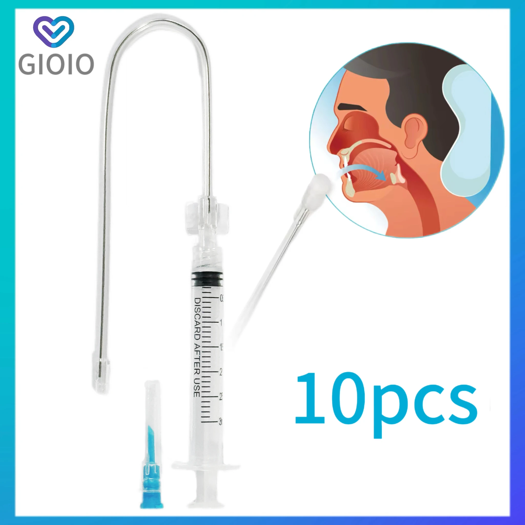 

Комплект из 10 одноразовых назальных устройств GIOIO