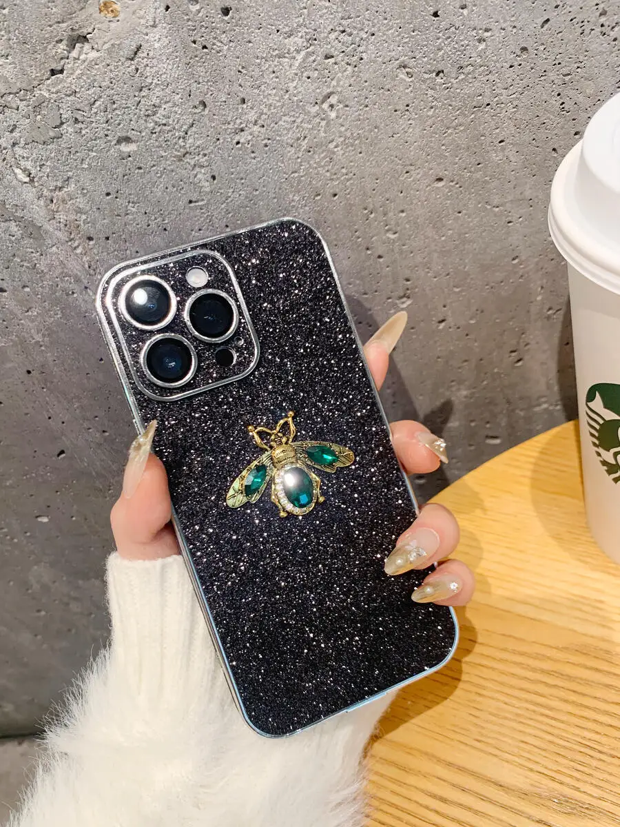 Роскошный кожаный чехол для телефона с тисненым узором iPhone 15 14 13 12 Pro Max Модный