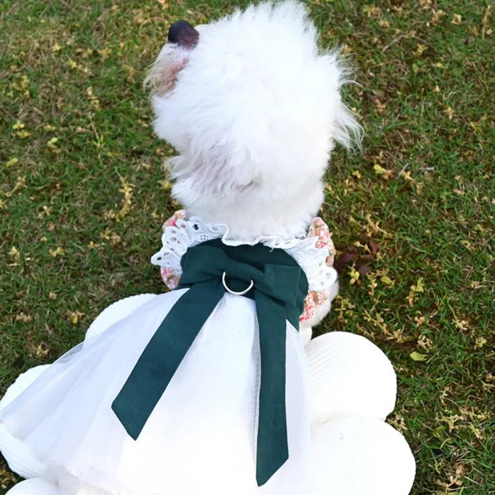 

Pet Skirt Lovely Protect Skin High Elasticity Summer Kitty Clothes Dog Outfits for Spring Pet Dress Dog Dress