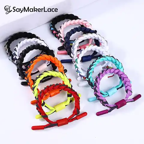 1 PC.New fashionable exquisite woven laces of handmade holographic reflecting bracelet with a small lion