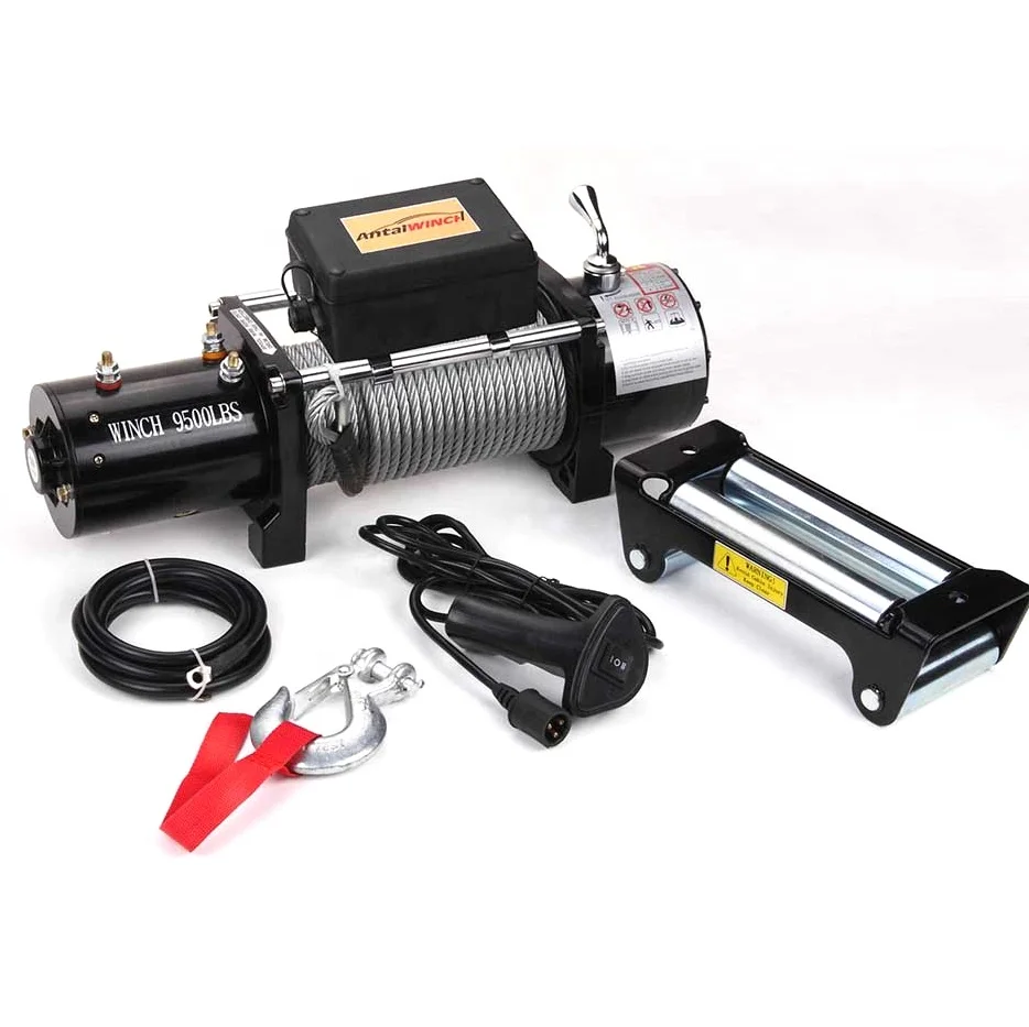 

12v 9500lb 4x4 electric winch with remote