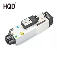 hqd gdl51 4 5 iso30 4 5kw 380v 9 0a 4pole 800hz 24000rpm 17kg cnc machine center tool atc air cooled spindle motor