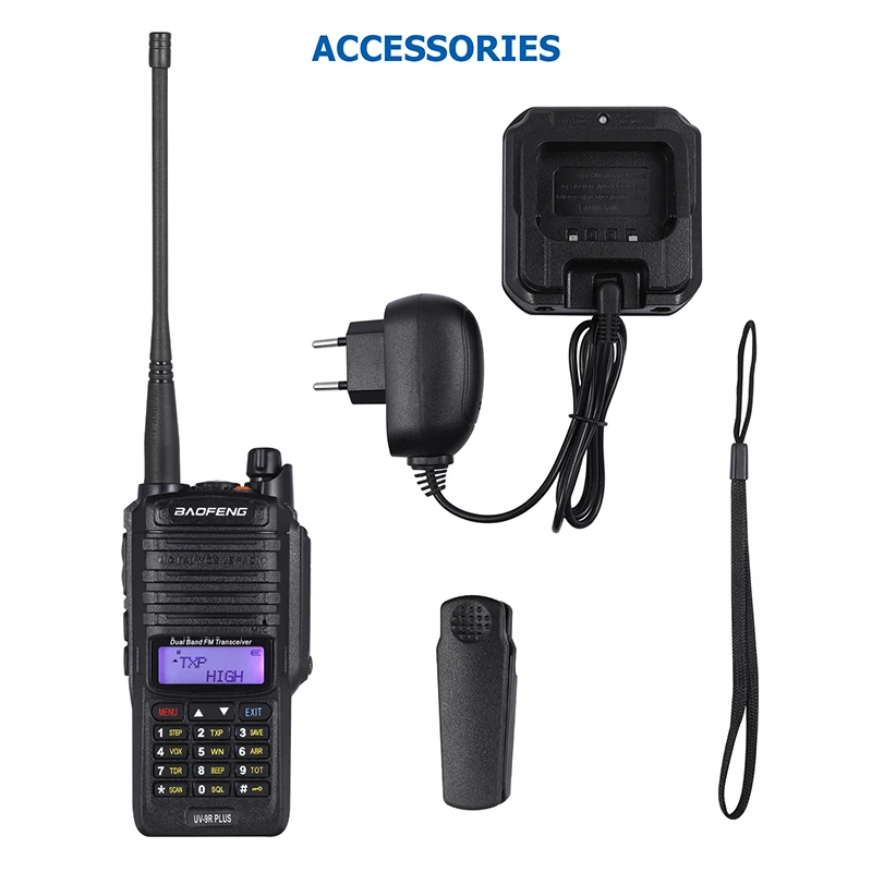 Baofeng UV-9R Plus Waterproof IP68 Walkie Talkie High Power CB Ham 10KM Long Range UV9R portable Two Way Radio
