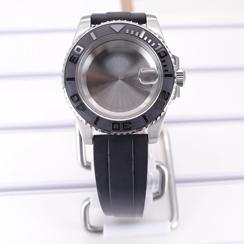 Серебряный ремешок из нержавеющей стали для часов Fanya losch 40 мм