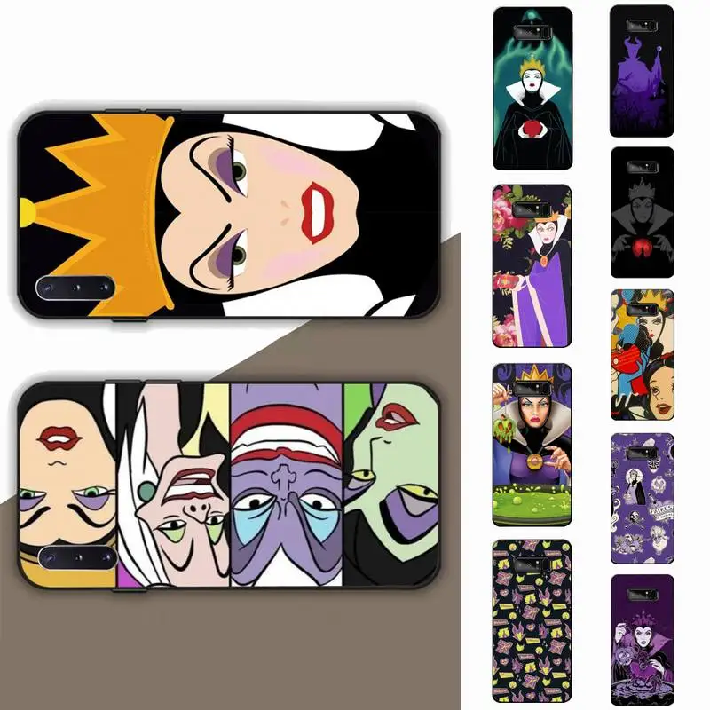 

Disney villain queen Phone Case for Samsung Note 5 7 8 9 10 20 pro plus lite ultra A21 12 72