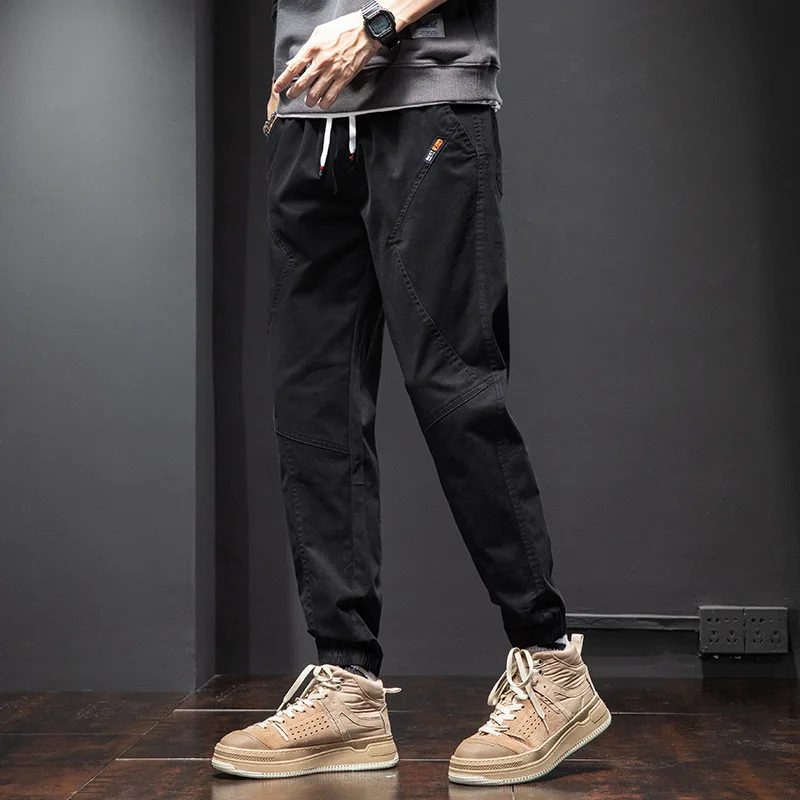 

Autumn And Winter Cotton Work Pants Men‘s Trousers Loose-fitting Sports Trousers