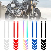 personalized motorcycle fender reflective car sticker arrow line safety warning vinyl decal sticker decor motorcycle accessories