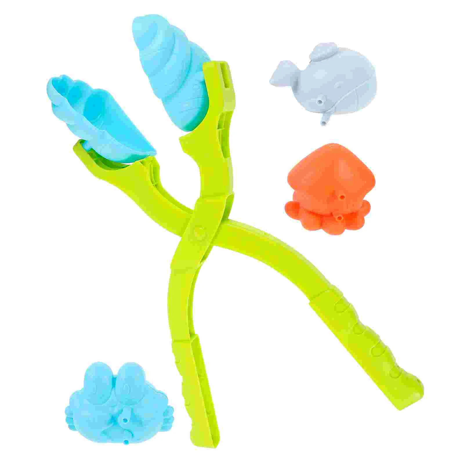 

Snowball Clip Makers Toys Kit Christmas Spatulas Plastic Interesting Outdoor Supply Fight Portable Winter
