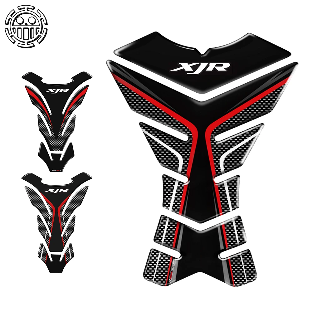 

3D Resin Motorcycle Tank Pad Protector Sticker Case for Yamaha XJR XJR400 XJR1300 Models
