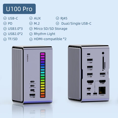 Hagibis USB-C док-станция 4K