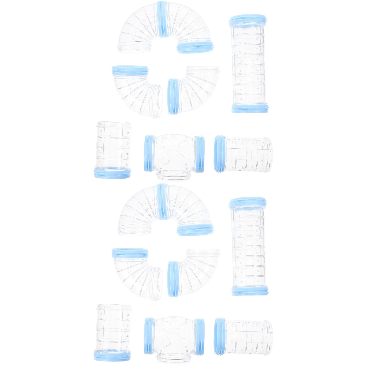 

Hamster Tubes Tunnels Cage Tunnel Toys Tube Ferret Accessories Animals Gerbil Set Kit Hideout Connectors Toy Pet Collapsible