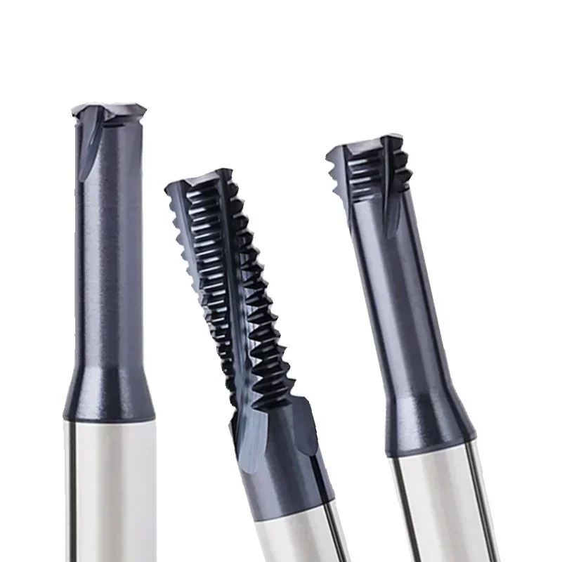 

CNC Carbide Single Tooth Thread Milling cutter 1 3 Full Tooth M1.2 M1.6 M2 M2.5 M3 M4 M5 M6 M8 M10 M12 Thread milling for steel