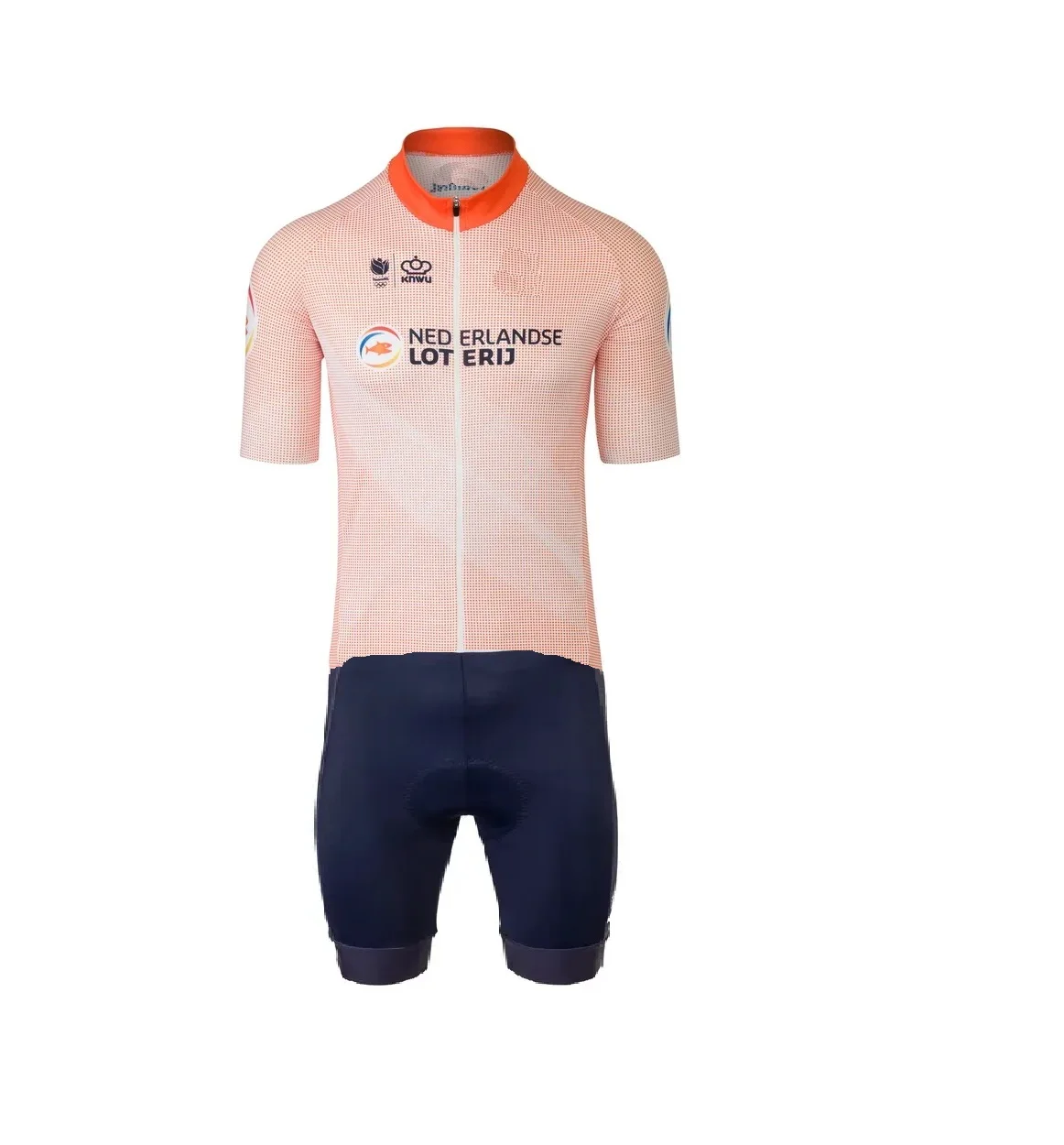 

LASER CUT Skinsuit NETHERLAND KNWU TEAM Bodysuit SHORT Cycling Jersey Bike Bicycle Clothing Maillot Ropa Ciclismo