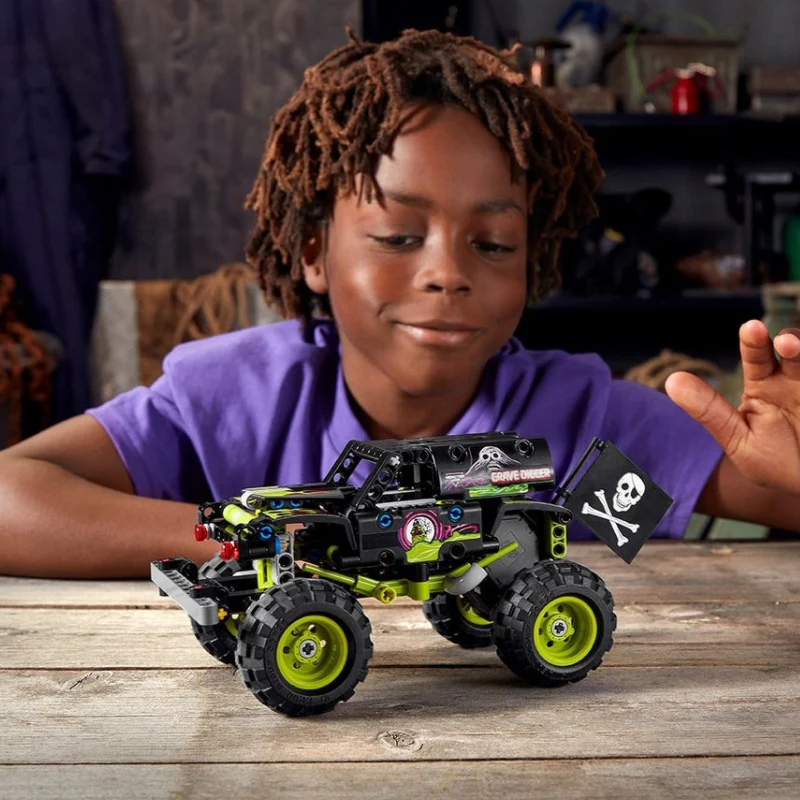 [100%Original] LEGO® Technic 42118 Monster Jam® Grave Digger® (212 Pieces) | Stacking Blocks