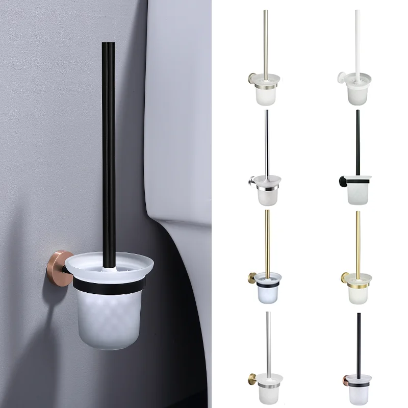 Щетка для унитаза настенный держатель из нержавеющей стали цвет