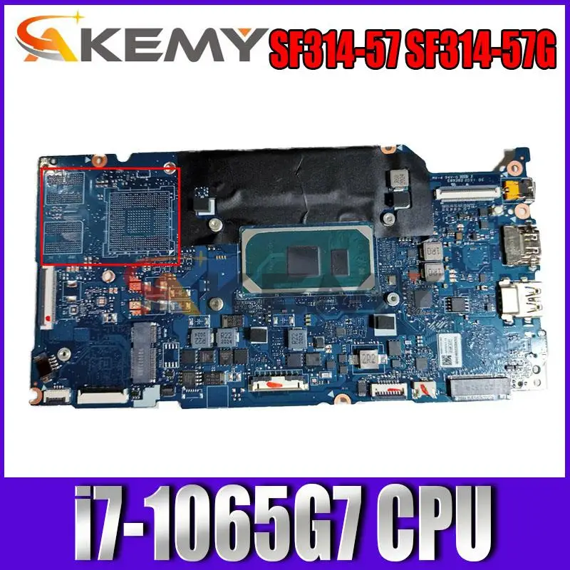 

Материнская плата для ноутбука Acer Swift 3 SF314-57 SF314-57G SF514-54T ID nb8511 _ pcb _ mb_v4 с процессором i7-1065G 7