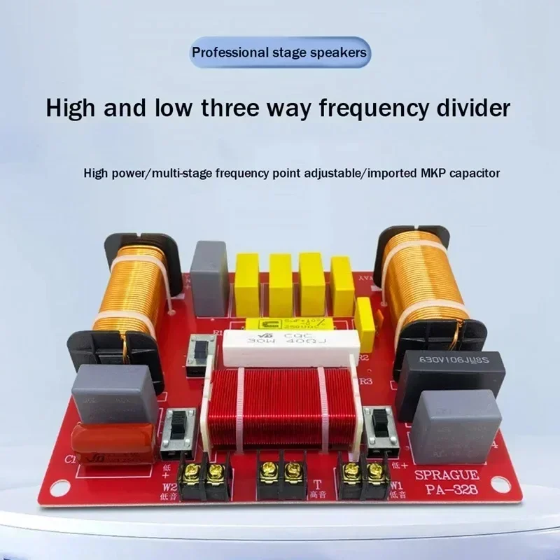 Высоко-низкий 3-полосный делитель частоты Делитель точки Динамик сценический
