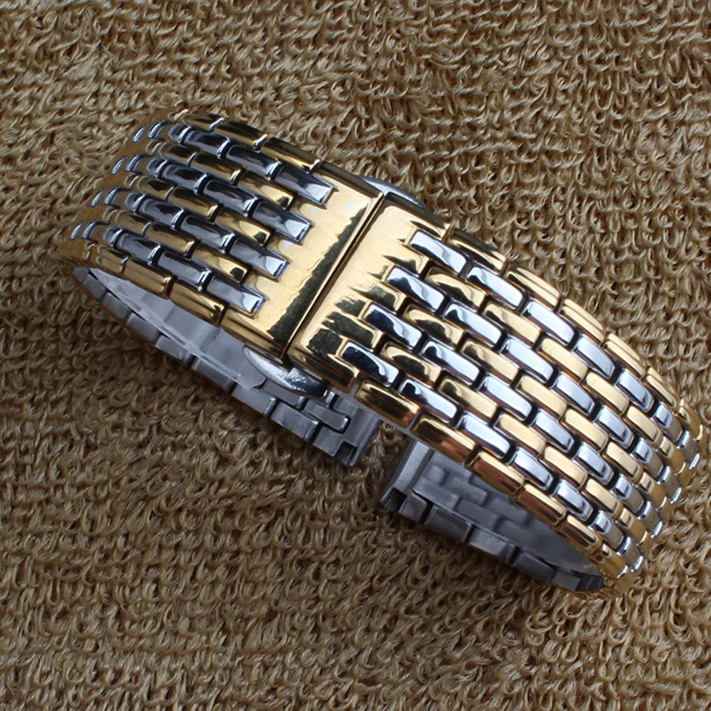 Ремешок для часов из нержавеющей стали с пряжкой аксессуары кварцевые