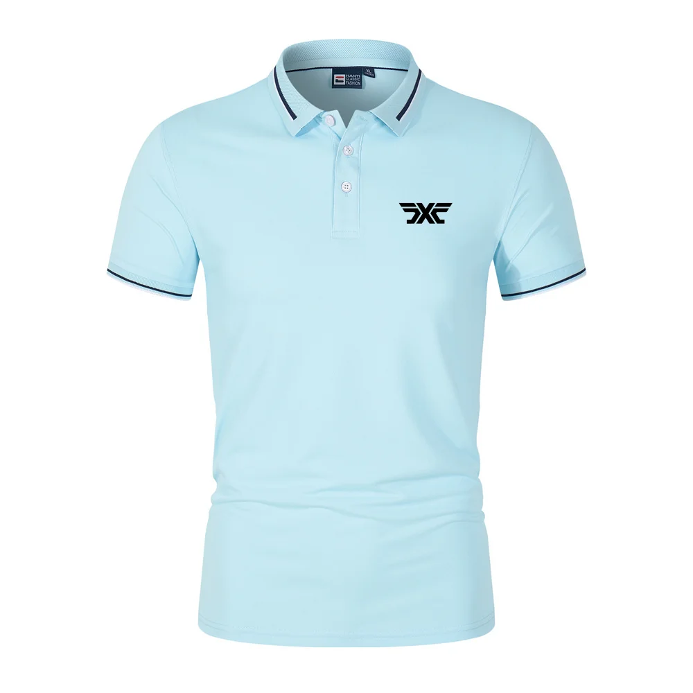 2023 Summer Men's and Women's Sportswear Fashion Short Sleeve T-shirt Quick Drying Top Casual Business Outdoor Golf Polo Shirt