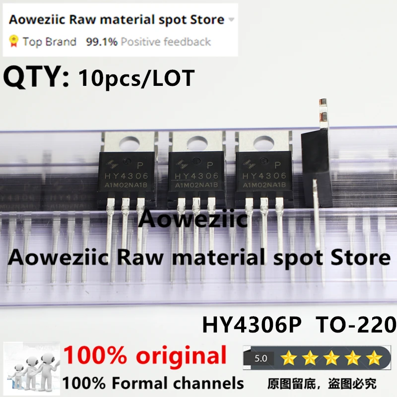 Aoweziic 2021 + 100 новый оригинальный HY4306P HY4306 HY3606P HY3606 TO-220 полевой эффект МОП-трубка 60 в а