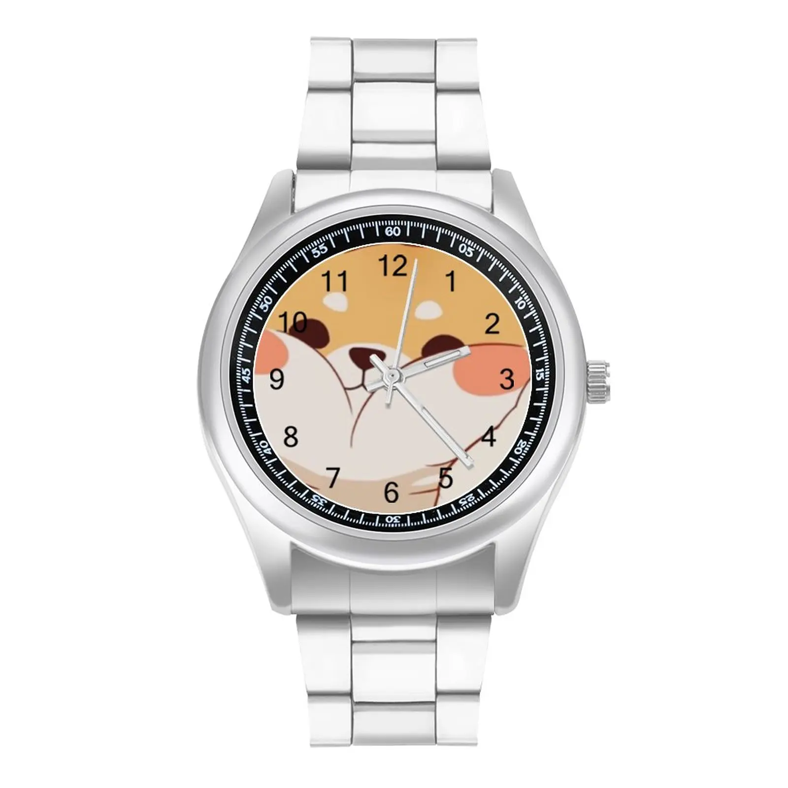 

Shiba Inu Quartz Watch Kawaii Cute Manga Aesthetic Spring Elegant Wrist Watch Stainless Photo New Teens Wristwatch