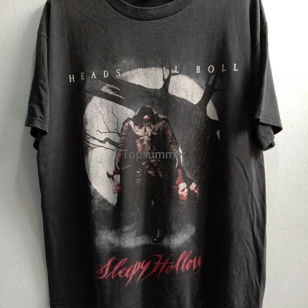 

1990'S Sleepy Hollow Johnny Depp Tim Burton Vintage Original Movie Tshirt(1)