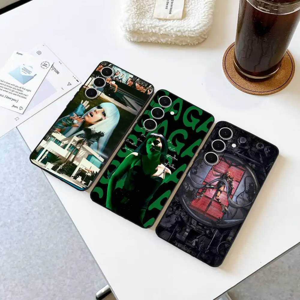 Фото Чехол для телефона Singer L-Lady G-Gaga для Samsung S 24 fe 25 Ultra plus 20 lite 21 30 22 23 24 22 Ultra 5G Fundas №5