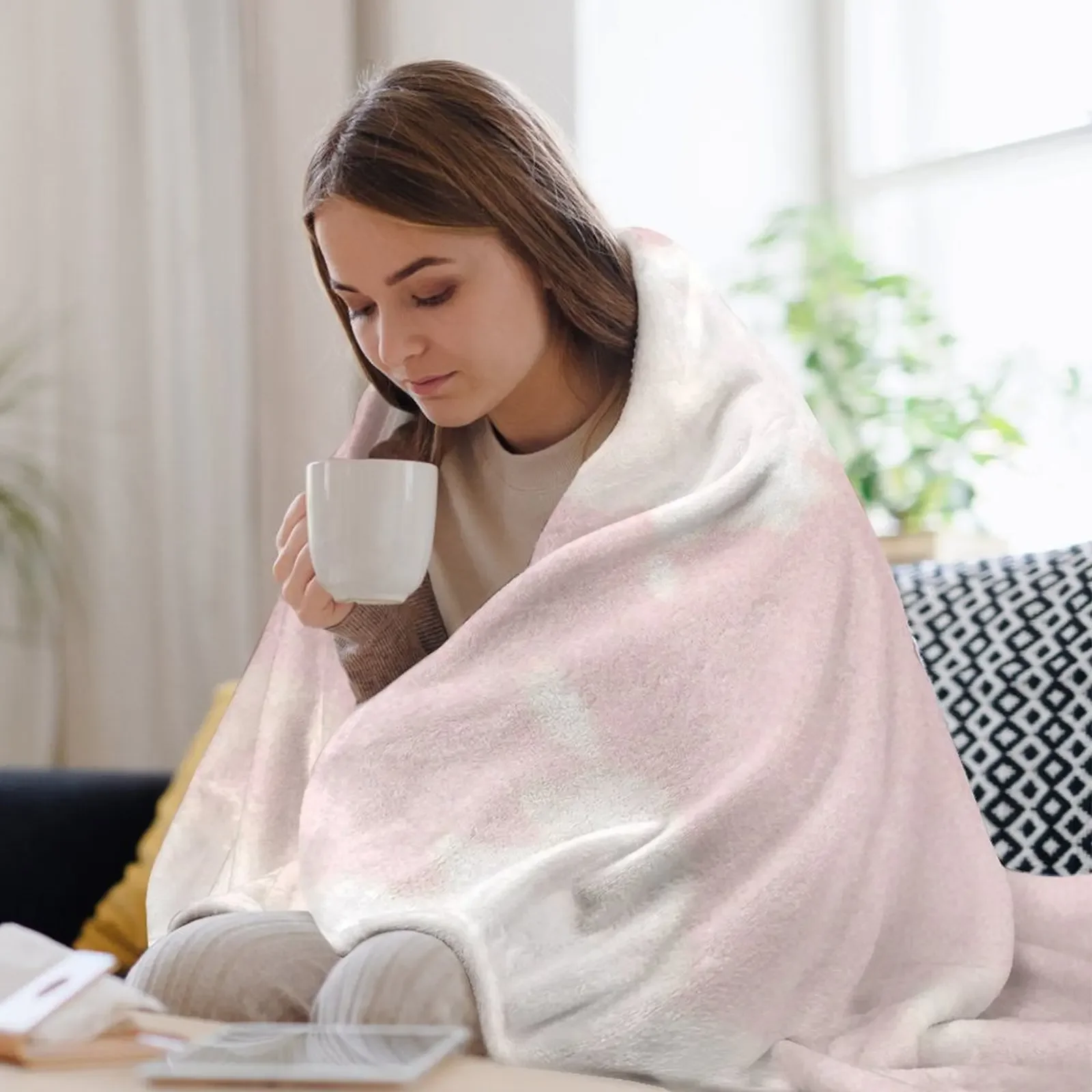 GLOW ON - альбом турникета одеяло тонкие мягкие кровати плюшевые одеяла в клетку