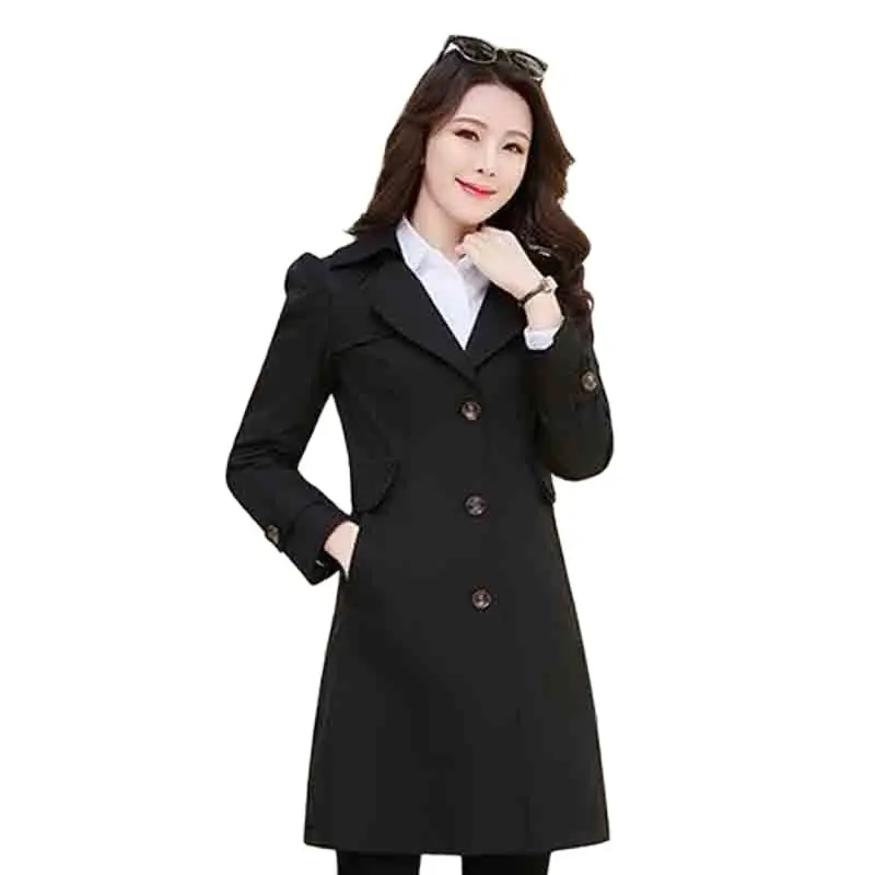 

Темпераментная ветровка для женщин на весну и осень новая Корейская версия однотонная тонкая свободная повседневная куртка Джокер с карманами для женщин