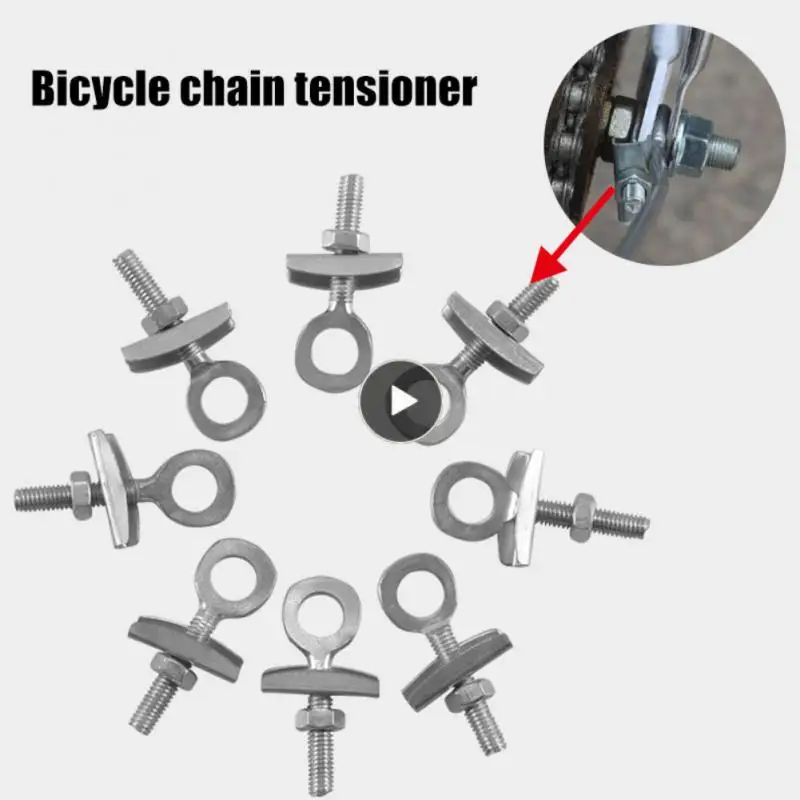 

Регулируемая герметичная велосипедная цепь, регулируемая Болтовая застёжка, регулирующая велосипедная цепь, натяжитель подходит для большинства велосипедов