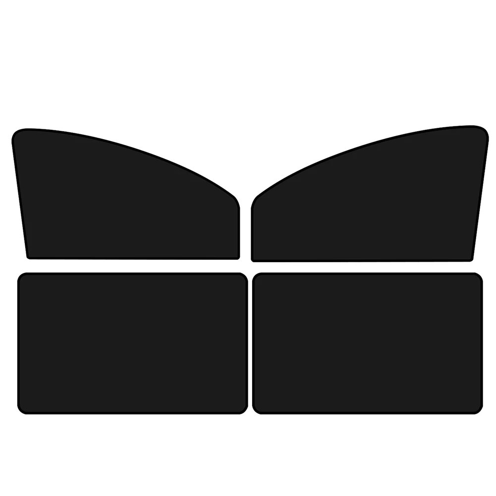 

4pcs Visor Window Curtain Window Cling Sunshade Summer Cover Block Window Sunshade Cover for Front Rear