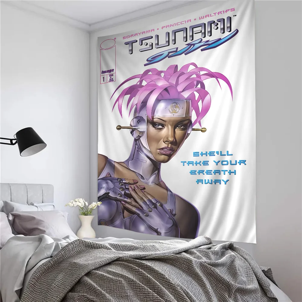 H-Hajime S-Sorayama модный гобелен Художественная печать искусство научная фантастика