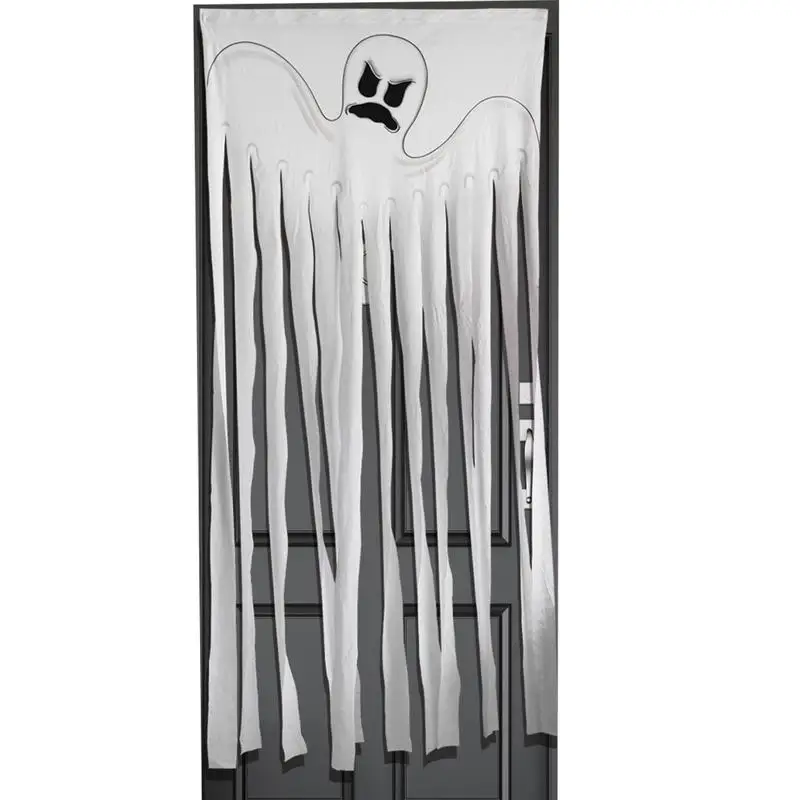 Hanging Ghost Door Decoration Halloween Flying Ghost Doorway Curtain Decoration Party Supplies Polyester Curtain For Window Wall