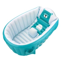 inflatable baby bathtub childrens thickened household bathtub can be folded and stored swimming pool