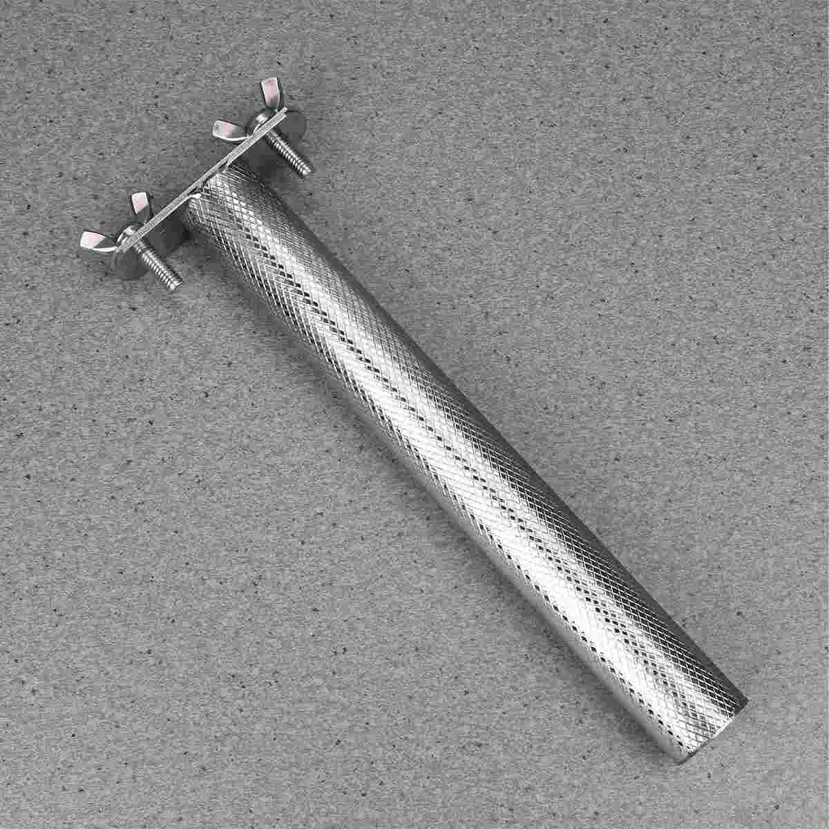 

20 X25cm Bird Cage Birds Grind Stand Arenaceous Stick Stainless Steel Accessories Parakeet Toys Perch