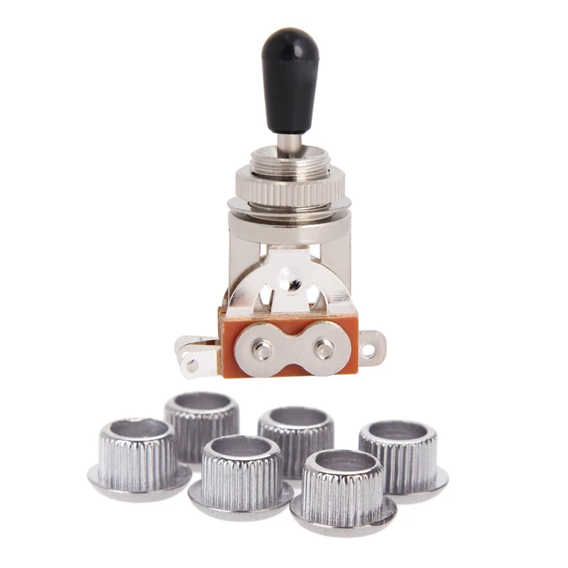 

Guitar Tuner Conversion Bushings Adapter Ferrules Nickel Plating & Electric Guitar Toggle Switch 3 Way