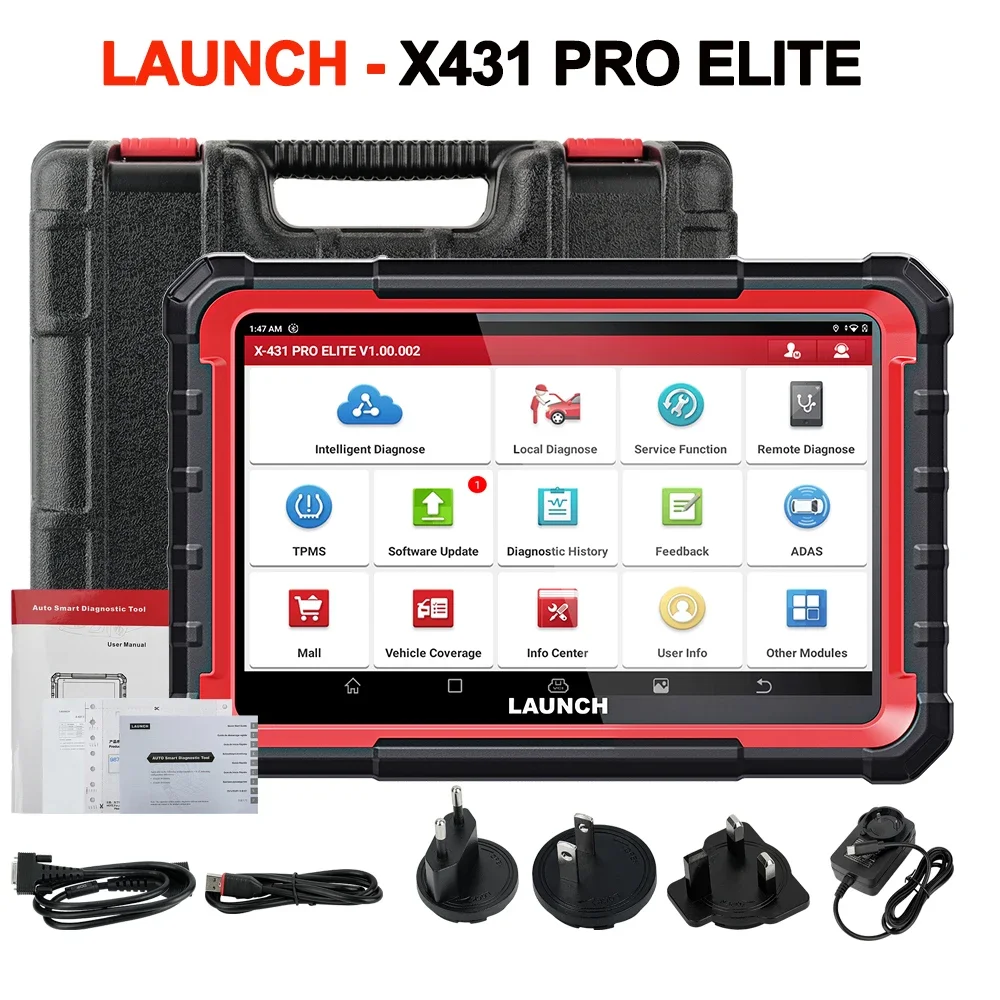

X431 PRO ELITE LAUNCH Диагностические инструменты Автоматический OBD OBD2 сканер CAN FD/DOIP ECU Кодирование