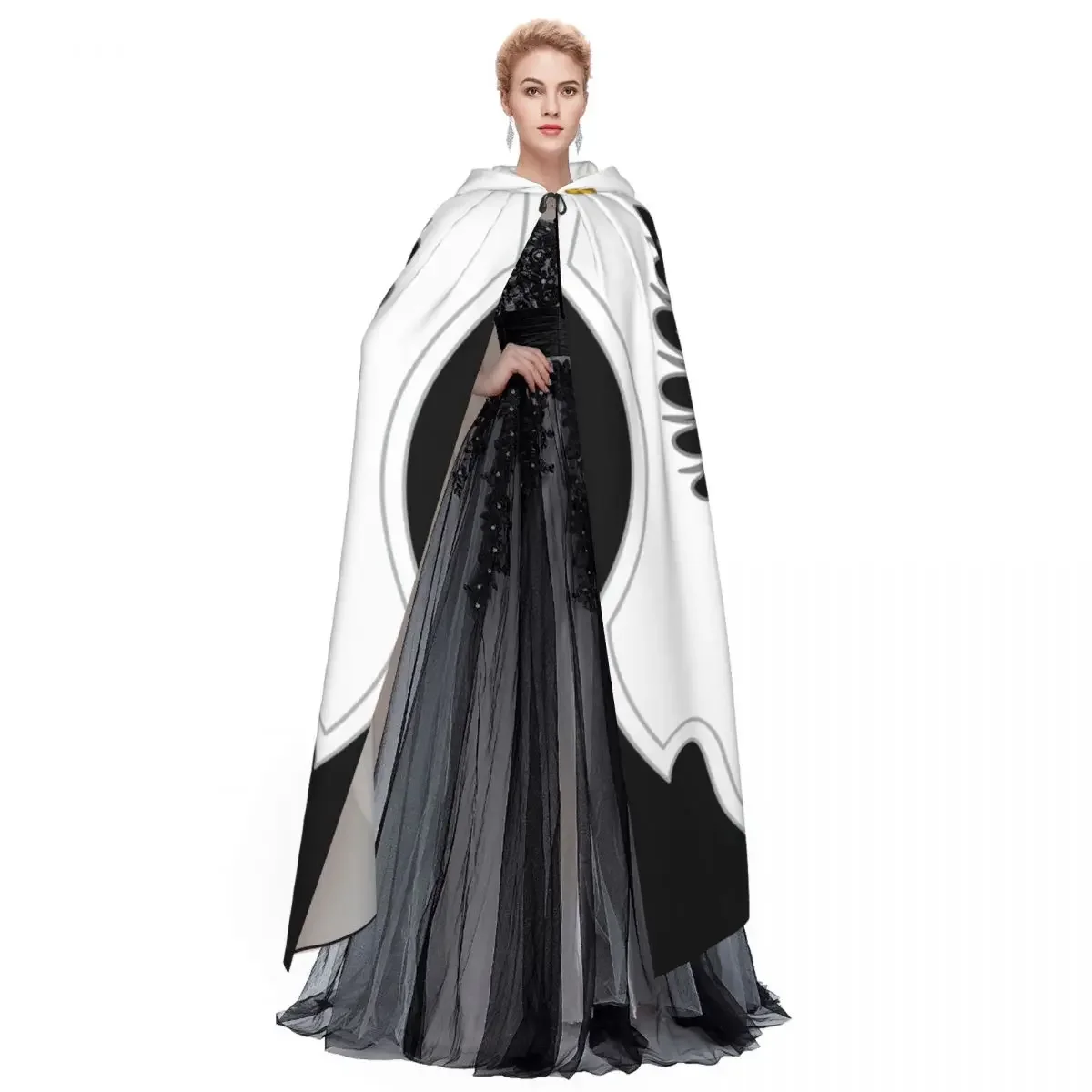 Унисекс взрослый cherniвич Polk с капюшоном длинный костюм ведьмы косплей