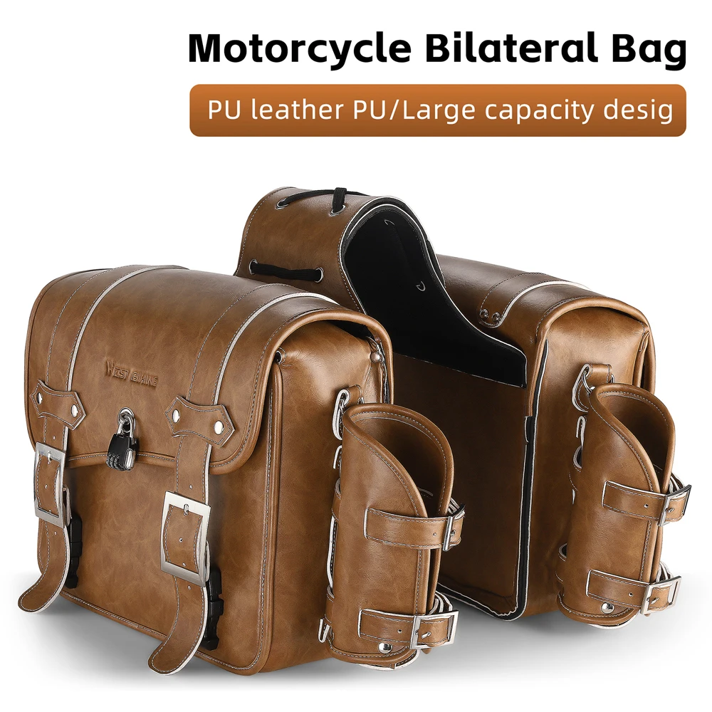

Retro Motorcycle Rearseat Bag Large Capacity Motorcycle Bag Universal Motorcycle Riding Rear Bag Motorcycle Tools Storage Bag
