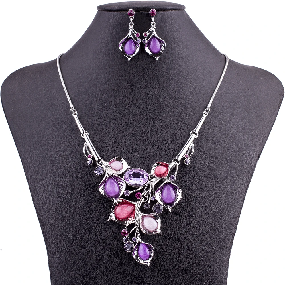 MS1504472 Модные Ювелирные наборы высокого качества 2 цвета комплекты ожерелий для