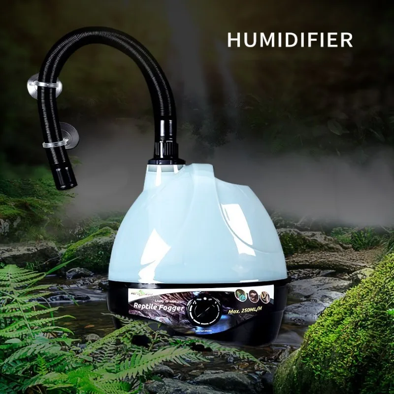 

Reptizoo увлажнитель для рептилий, туманная машина для террариумов, мистер 2 л, большой размер с удлинительной трубкой для рептилий, земноводных террабий