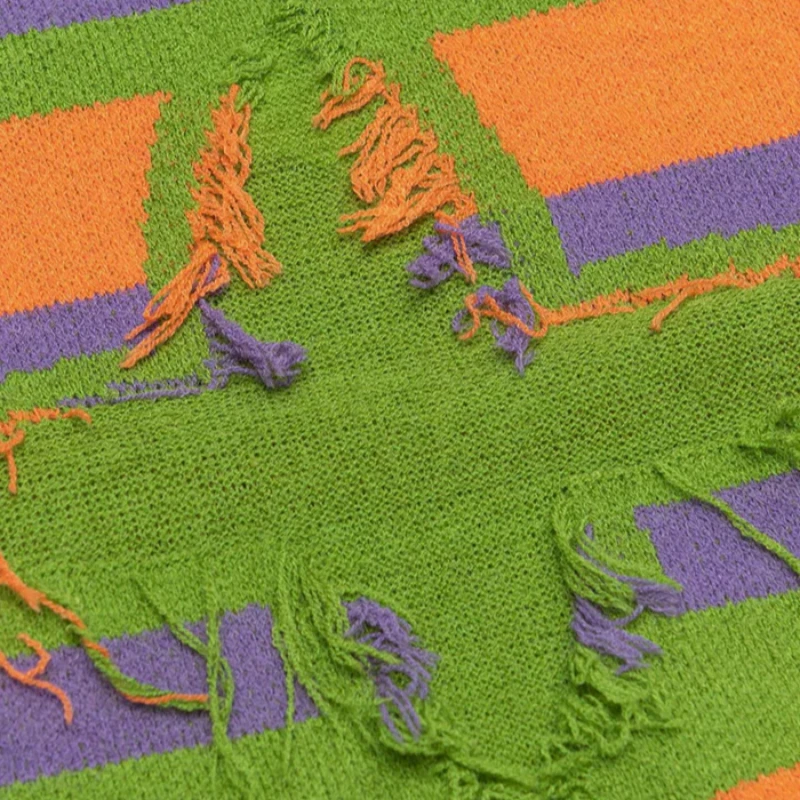 y2k2024 осенне-зимний теплый вязаный свитер в стиле Харадзюку уличная одежда